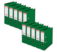 Esselte No 1 Lever Arch File Slotted 75mm A4 Green (Pack of 10) 811360