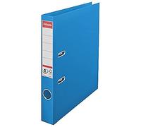 Esselte DIN A4 Folder, Blue, 52 mm Spine Width, Plastic, Vivida Series, 1 Pack, 624071