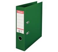 Esselte A4 Lever Arch File, Green, 72mm Spine, Plastic, 811360, 500 Sheets Capacity