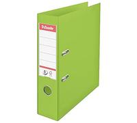 Esselte A4 Lever Arch File, Green, 72mm Spine, Plastic, Vivida Range (US IMPORT)