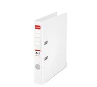 Esselte A4 Lever Arch File, White, 52mm Spine, Plastic, Vivida Range, 811400 (Single Unit)