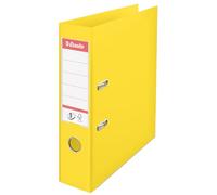 Esselte A4 Lever Arch File, Yellow, 72mm Spine, Plastic, Vivida Range, 624070