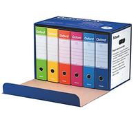 Esselte A4 Oxford Box Lever Arch Files, Multi Coloured, 390785110