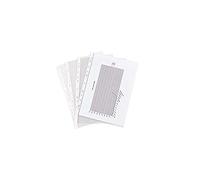 Esselte - Bag of 100 Perforated Plastic Sleeves 75 Microns - Smooth Transparent