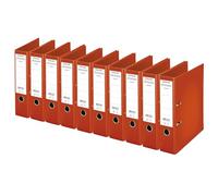 Esselte, Chromos A4 Lever Arch Files Red, 80mm Spine, Plastic, Pack of 10, 230107