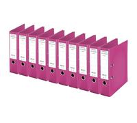 Esselte Chromos Lever Arch Files - Pack of 10 80 mm spine fuchsia