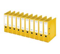 Esselte Chromos Lever Arch Files - Pack of 10 80 mm Spine Yellow