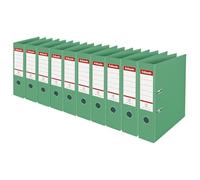 Esselte Colour'Ice Wide Lever Arch File A4 75 mm Green Pack of 10
