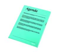 Esselte Folders PVC Cut back Blue A4 105 micron 54837(PK100)
