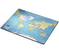 Esselte Desk Mat World Map Office Protective Surface Covering 40x53cm 10 Pack