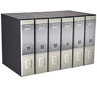 Esselte Dox 1 A4 Lever Arch File White (Pack of 6)