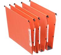 Esselte Dual Lateral Suspension Files, A4, V-Base, Pack of 25 Connectable Files,