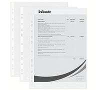 Esselte E : Pocket Eco A4 PP 43 Mic 100 pcs Transparent