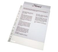 Esselte Economy Pocket Polypropylene Multipunched [Pack 100] - 56133