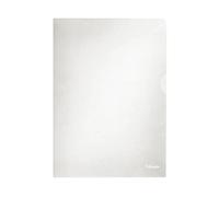 Esselte Embossed Folders A4 Clear (100 Pack) 54832