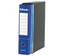 Esselte Essentials 390773050 390773050 G73 Recorder with Carry Case, with Lever Mechanism, Commercial Format, 23 x 30 cm, with 8 cm Spine, Blue, Pack of 6