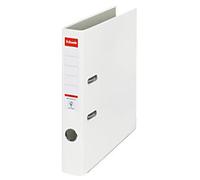 Esselte Essentials Narrow Lever Arch File A4 52 mm White 2 Rings 81190 Polypropylene Portrait Pack of 25