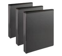 Esselte Essentials Presentation Binder, Pack of 3, A4, Black