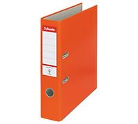Esselte Essentials Wide Lever Arch File A4 72 mm Orange 2 Rings 11234 Polypropylene Portrait Pack of 20