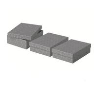 Esselte Grey 3-Pack Home Storage And Gift Box Medium