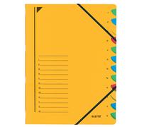 Esselte Leitz 39120015 Index File 12 Sections Coloured Chipboard Yellow yellow S