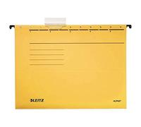 Esselte Leitz Alpha 19853015 Suspension File Coloured Card Pack of 5 Yellow