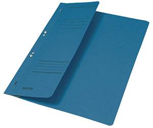 Esselte Leitz Eyelet stapler, 1/2 front cover, A4, kfm. Stitching, manila board, blue, 37400035, 1 piece