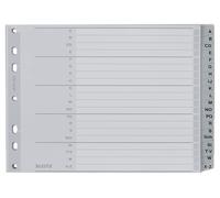 Esselte Leitz Half Height Plastic A-Z A4 Polypropylene 20 Sheets Grey