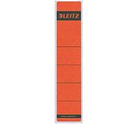 Esselte Leitz Self-Adhesive Spine Label Paper Short Narrow Pack of 10 Red red Pa