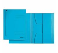 Esselte Leitz Three-Flap Folder A5-Mainly Cardboard-Blue