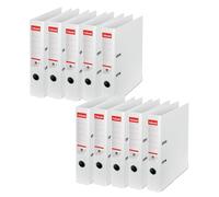 Esselte Lever Arch File, 350 A4 sheet capacity (80 gsm), 100% Recycled Card, White, 627577