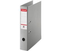Esselte Lever Arch File PVC Slotted 70 mm Spine Foolscap Grey - Pack 10