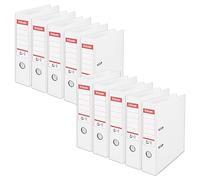 Esselte Lever Arch File PVC Slotted 70mm Spine A4 White Ref 48060 [Pack 10]
