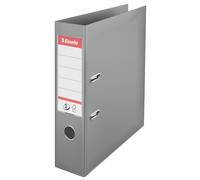 Esselte No.1 Lever Arch File Polypropylene A4 75Mm Spine Width Grey Pack 10 8113