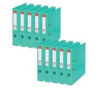 Esselte No.1 Plastic Folder A4 50 mm Light Green Pack of 10