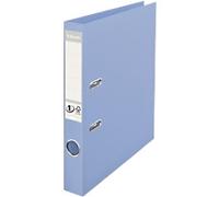Esselte No.1 Solea Narrow Lever Arch File A4 52 mm Blue 2 Rings 231041 Polypropylene Portrait Pack of 10