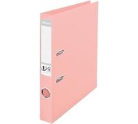 Esselte No.1 Solea Narrow Lever Arch File A4 52 mm Peach 2 Rings 231044 Polypropylene Portrait Pack of 10