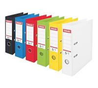 Esselte No.1 VIVIDA Wide Lever Arch File A4 72 mm Assorted 2 Rings 624161 Polypropylene Portrait Pack of 10