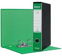 Esselte Oxford G82 Recorder with Case, with Lever Mechanism No.1 in Commercial Format (23 x 30 cm) with 5 cm Spine, Green, Pack of 8 Pieces, 390782180