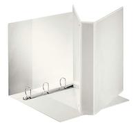 Esselte Personalised A4 Ring Binder, A4, 280 Sheets, White | Maximum capacity of 289 sheets, cardboard with polyproplyene, 4 rings, mechanism makes filing quick and easy