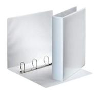 Esselte Presentation Ring Binder Polypropylene 4 D-Ring 40mm A4 White Ref 49704 [Pack of 10]