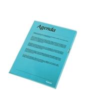 Esselte Folders PVC Cut back Blue A4 105 micron 54837(PK100)