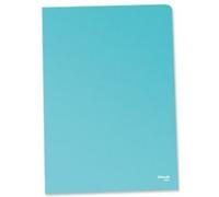 Esselte Quality Folder, Pack of 25, Holds up to 20 A4 sheets, Transparent, Matte, Blue, 115 Micron PP Material, 60834