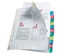 Esselte 12-Tab Index Pocket A4 Assorted 414170
