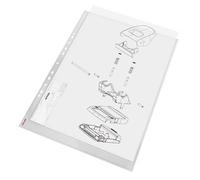 Esselte Pocket Portrait Top Opening Embossed A3 Clear (10 Pack)