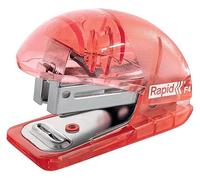 Esselte Rapid Mini Stapler, Top Loading, 10 Sheet Capacity, Integrated Staple Remover, Small, Home, Office, School Use, Staples Included, Colour'Breeze Range, Coral 5001531