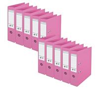 Esselte, Solea, A4 Lever Arch File, 75 mm Spine, 500 sheets Capacity, PP, Plastic Cover, Files & Folders, 628535, Pack 10, Solea Violet