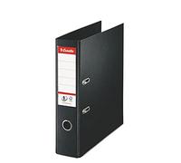 Esselte Vivida A4 Lever Arch File, Black, 72mm Spine, 500 Sheets Capacity