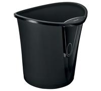 Esselte Waste Paper Bin Intego Flat Back Space Saving Office Refuse 18L