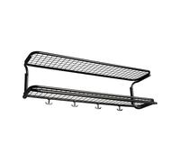 Essem Design Classic 650 hat shelf Black/black, 2 levels, 90 cm